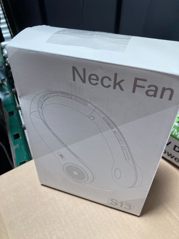 Photo 1 of TUNISE Neck Fan, Portable Neck Fan with LED Display, 360° Cooling, 3-Speed Adjustment & Whisper-Quiet Operation, Twistable, Rechargeable, Gift for Women Men, Outdoor Indoor as Travel Essential