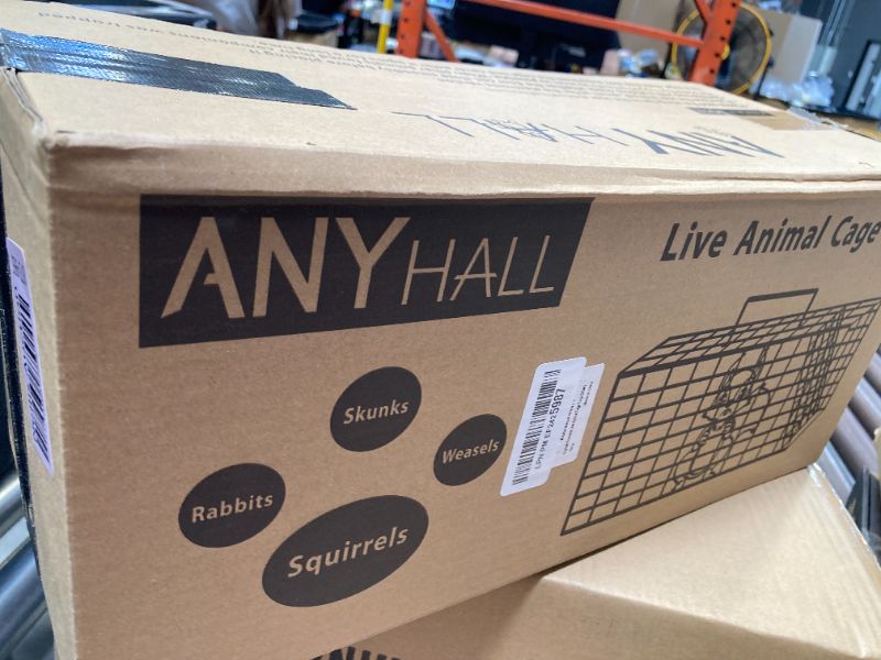 Photo 1 of Anyhall Heavy Duty Squirrel Trap Humane Live Animal Cage Trap for Squirrels, Small Rabbits, Weasels and Similar-Size Rodents