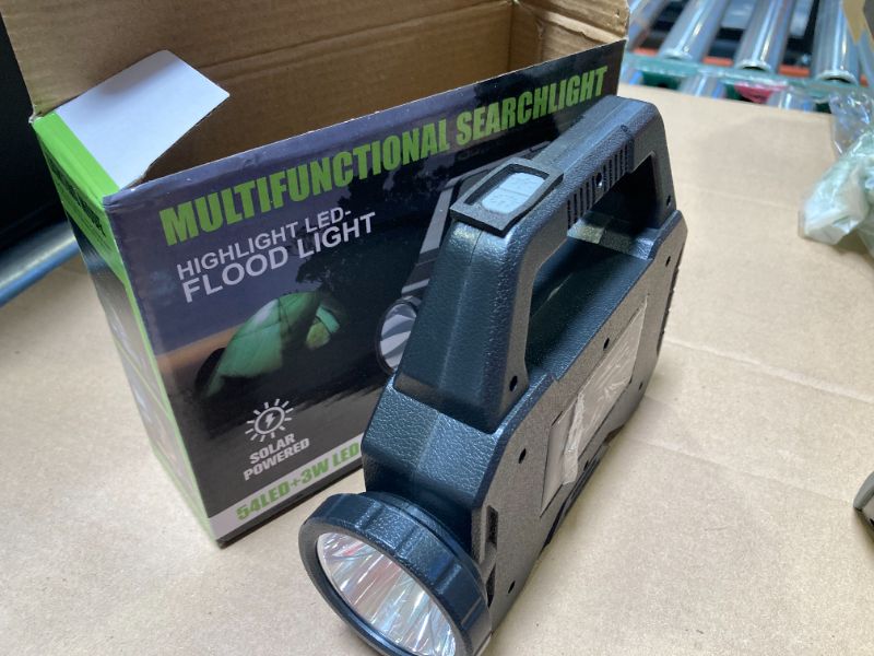 Photo 1 of yeatem Solar Flashlight,Multifunctional Flashlight Solar Flashlight,led Flashlight Cell Phone Charger,USB Charging,Suitable for Home,Fishing,Outdoor Camping