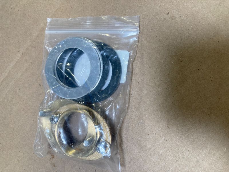 Photo 1 of 2sets 32mm(1-1/4inch) Brass Female Thread Hex Lock Nut,for 32mm Outer Diameter Pipe, Faucet Fixing Tool Set for Kitchen Bathroom Basin Sink(Gold)