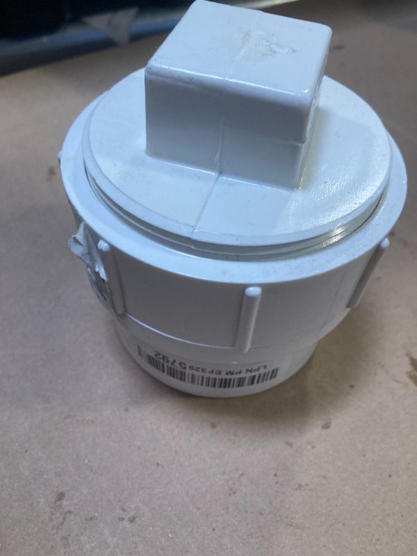 Photo 1 of Charlotte  3 DWV FTG C/O ADAPTER W/CO PLUG DWV (DRAIN, WASTE AND VENT) (1 Unit Piece)