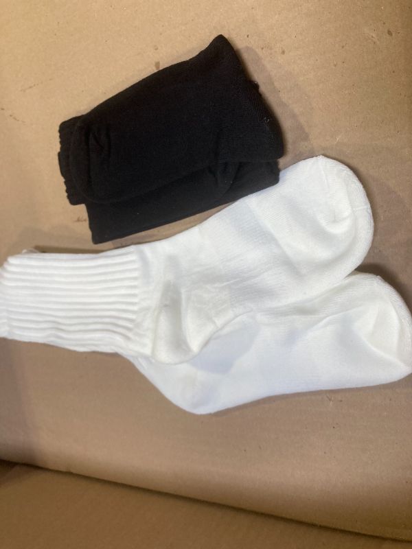 Photo 1 of Elapse Space----- 2 Pairs only---- Slouch Socks for Women Soft Mid Calf Rib Scrunch Crew Tube Socks