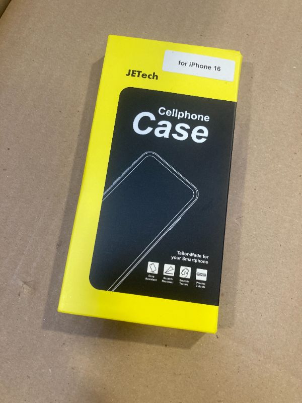 Photo 1 of JETech Wavy Case for iPhone 16 6.1-Inch, Cute Wave Frame Curly Shape Shockproof Phone Cover for Women and Girls, Clear Hard PC Back (Teal)