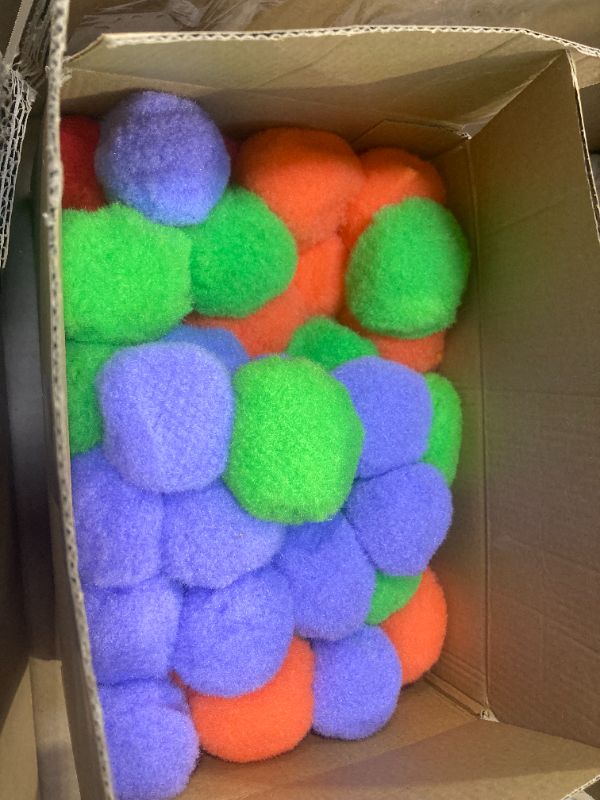 Photo 1 of 50PCS Reusable Water Splash Balls,2.4 Inch Soft Soaker Ball Fake Snowballs for Kids Outdoor Water Fight Games,Pool Backyard Fun with 1 Mesh Bag