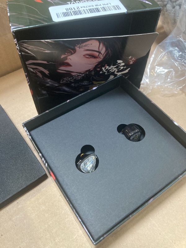 Photo 1 of Linsoul TANGZU Wan'er S.G II in Ear Monitor,HiFi Wired Earbuds,10mm Dynamic Driver PET Diaphragm Gaming IEM Earphones with 2Pin Detachable OFC Cable for Audiophile DJ Stage (Clear Black, 3.5mm Mic)