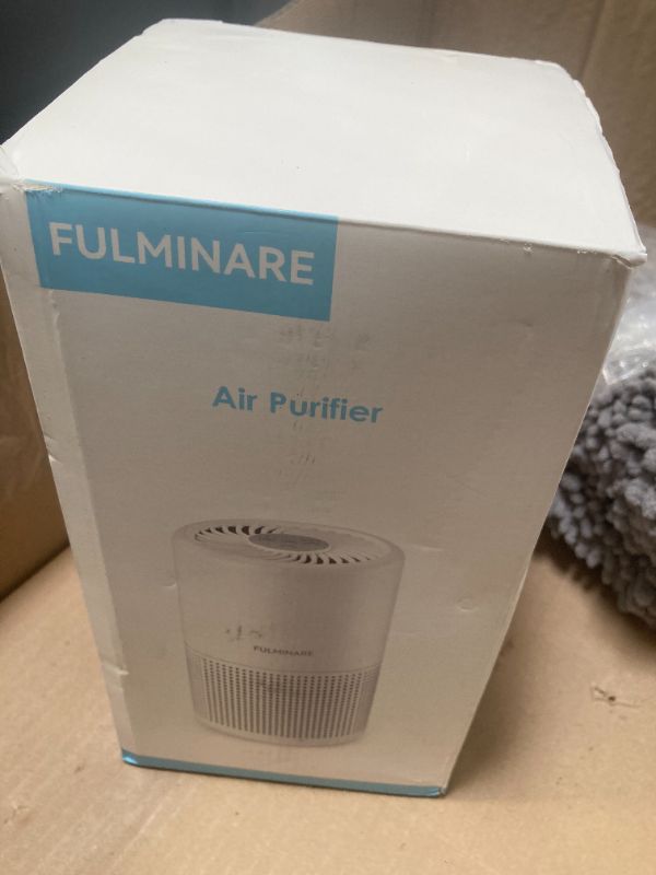Photo 1 of Air Purifiers for Bedroom, FULMINARE H13 True HEPA Air Filter, Quiet Air Cleaner With Night Light,Portable Small Air Purifier for Home, Office, Living Room