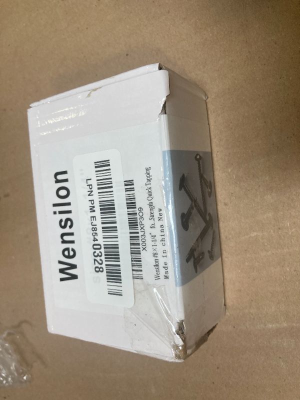 Photo 1 of Wensilon ( 50Pcs)#8×1-1/4” for Sheet Metal Self-Tapping Screws 410 Black Stainless Steel Truss Head High-Strength Quick Tapping
