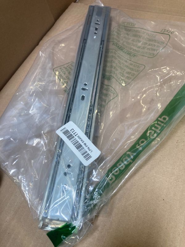 Photo 1 of 1 Pair | Soft Close Drawer Slides 16 inch, HBL’ Heavy Duty Cabinet Drawer Slides Replacement - Ball Bearing Full Extension, 200 LB Capacity, Made of Cold-Rolled Steel, Rust-Resistant & Long-Lasting.