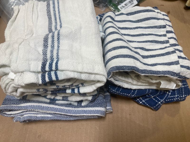 Photo 1 of KAF Home Assorted Flat Kitchen Towels | 100% Cotton - 18 x 28 inches | Ultra Absorbent Soft Dish Towels | Perfect for Cooking, Cleaning, and Drying Hands  