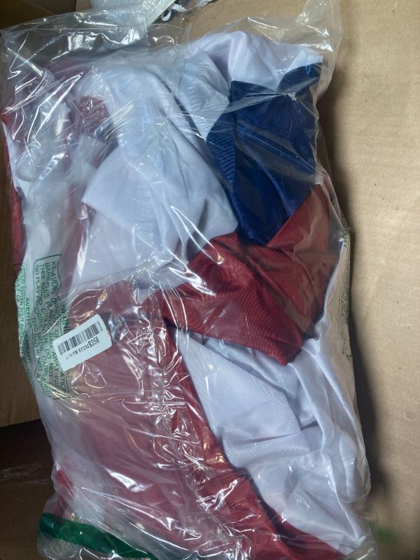 Photo 1 of 3Pack 3x6 FT American Pleated Fan Flag, USA Patriotic Half Fan Bunting Flag, 4th of July Flags Decorations for Outside, Red White and Blue Patriotic Decorations Outdoor