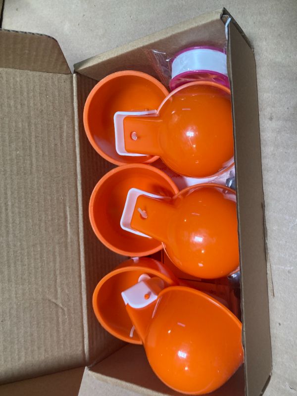 Photo 1 of 6-Pack Automatic Chicken Waterer Cups - No Waste Poultry Watering Solution for Chicken, Duck, Goose, Turkey with Easy Mounting System