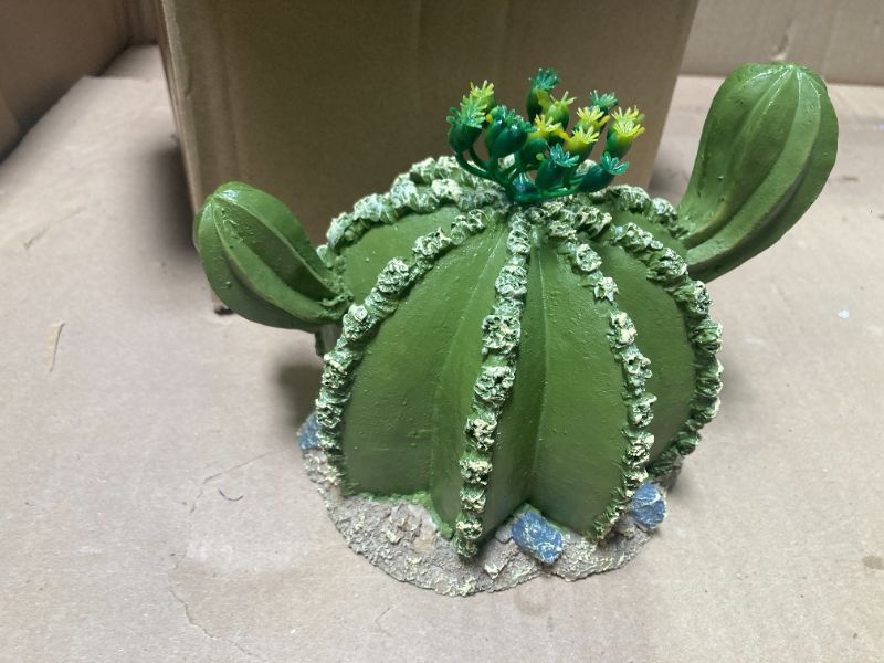 Photo 1 of kathson Reptile Tank Décor Cactus Accessories 
