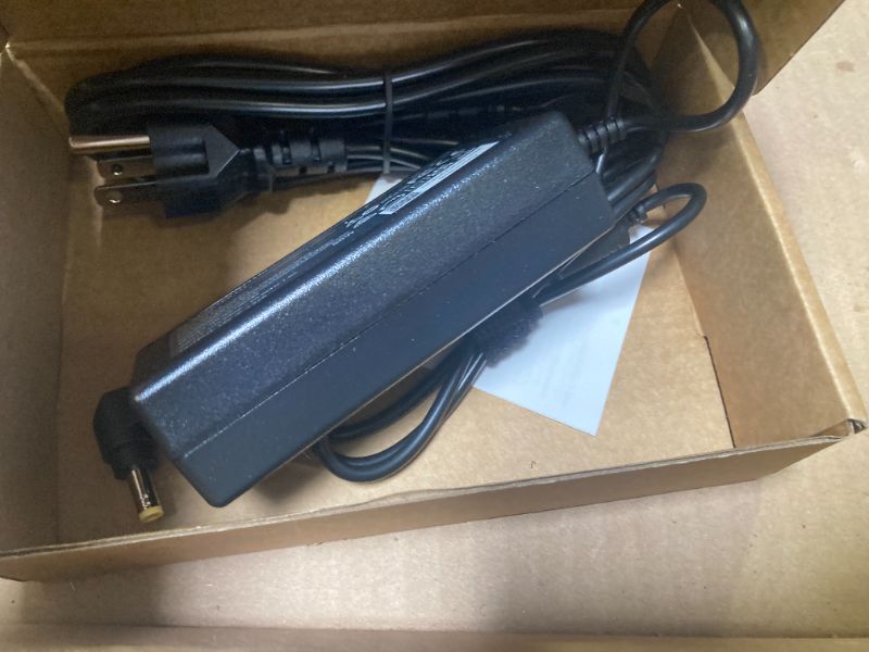 Photo 1 of 65W Laptop Charger for Toshiba Satellite C55 C55D C655 C855 C855D L55 L745 L655 L755 P755 S55 S55T A105 A215 A505 A665; PA3822U-1ACA, PA3917U-1ACA, PA5177U-1ACA, PA5178U-1ACA Power Supply Cord