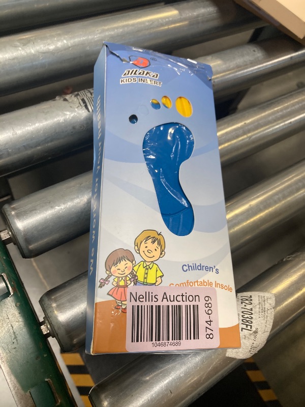 Photo 1 of Ailaka Kids Orthotic Cushioning Arch Support Shoe Insoles, Children Pu Foam Inserts for Flat feet, Plantar Fasciitis, Feet Heel Pain Relief Blue