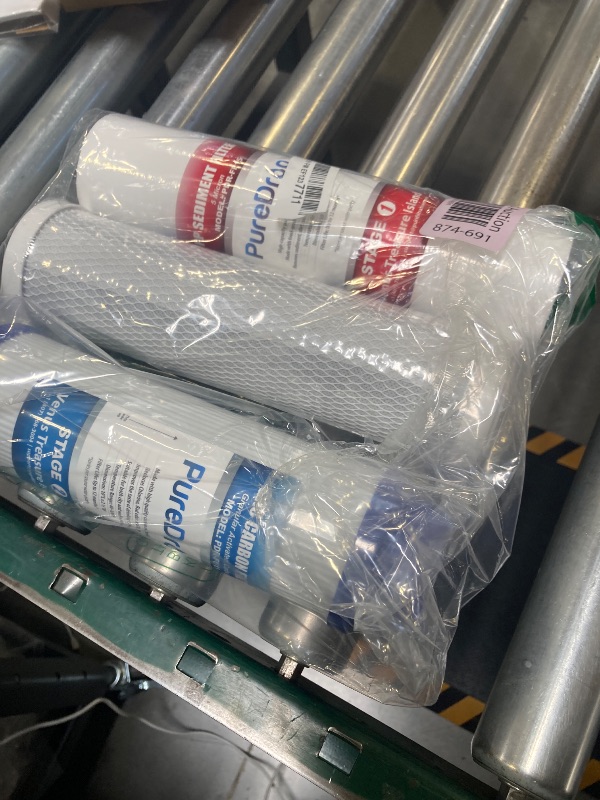 Photo 1 of PDR-FG15 2.5"x10" GAC Granular Activated Carbon Water Filter Cartridge Replacement for Reverse Osmosis Water Filter System