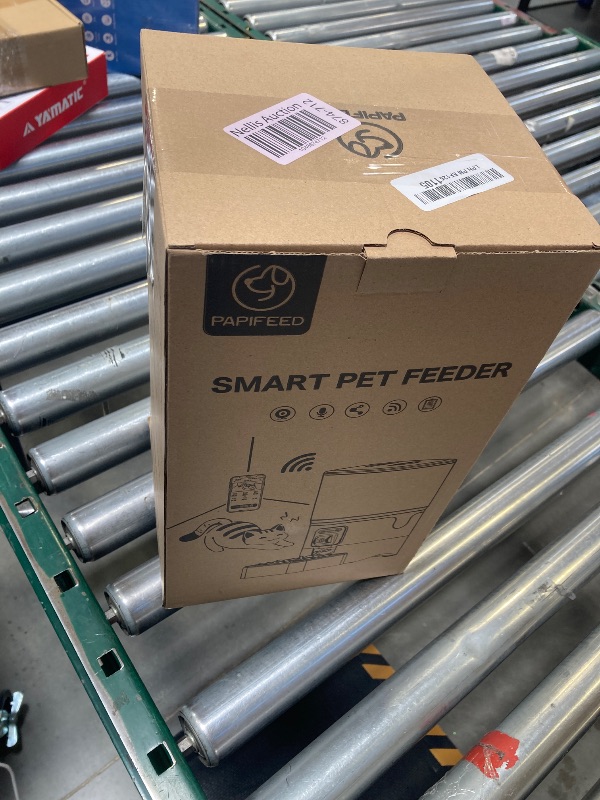 Photo 1 of PAPIFEED Automatic Cat Feeder Adjustable Angle? Two-Way Audio 2.4G WiFi Pet Feeder with Camera Easy to Clean Detachable Feeding Schedule 1-10 Meals Per Day Perfect for Cats Small Dogs 6L Capacity