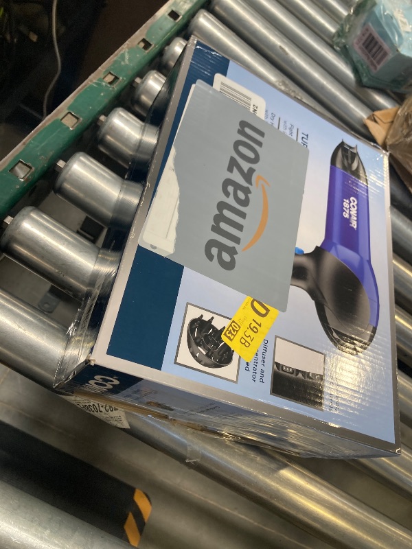 Photo 1 of Conair 1875 Watt Turbo Hair Dryer, Blue/Black