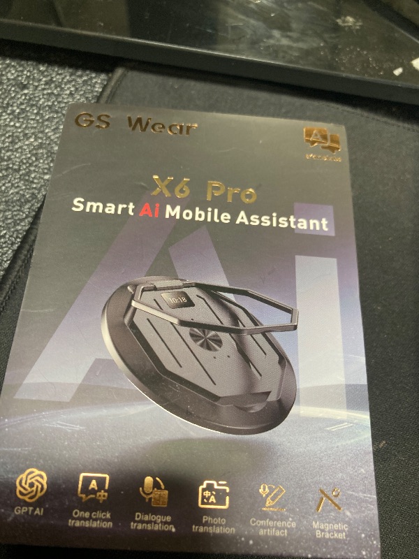 Photo 1 of AI Translation Recorder-Free Transcription & Summary Forever,Supports 152 Languages Real-time/Photo/14 Offline Translation, Portable Meeting Device with Magnetic Holder for Business Travel and Study