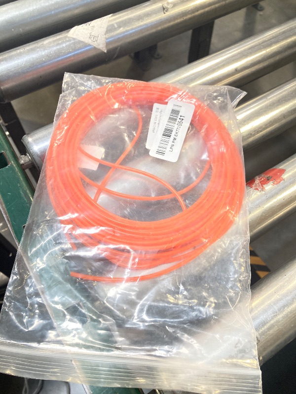 Photo 1 of High Performance Round Belting, PU Belt Polyurethane Round Belt for Drive Orange (3mmx10m)
