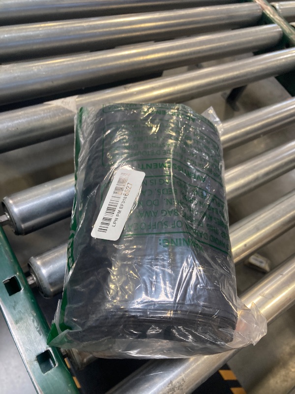 Photo 1 of Amazon Basics 30 Gallon Multipurpose Drawstring Trash Bags, 20% Post Consumer Recycled, 50 count