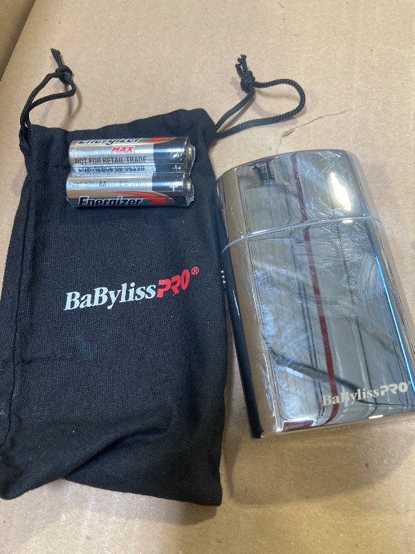 Photo 1 of BaBylissPRO METALFX Single Foil Shaver, Handheld Razor for Travel