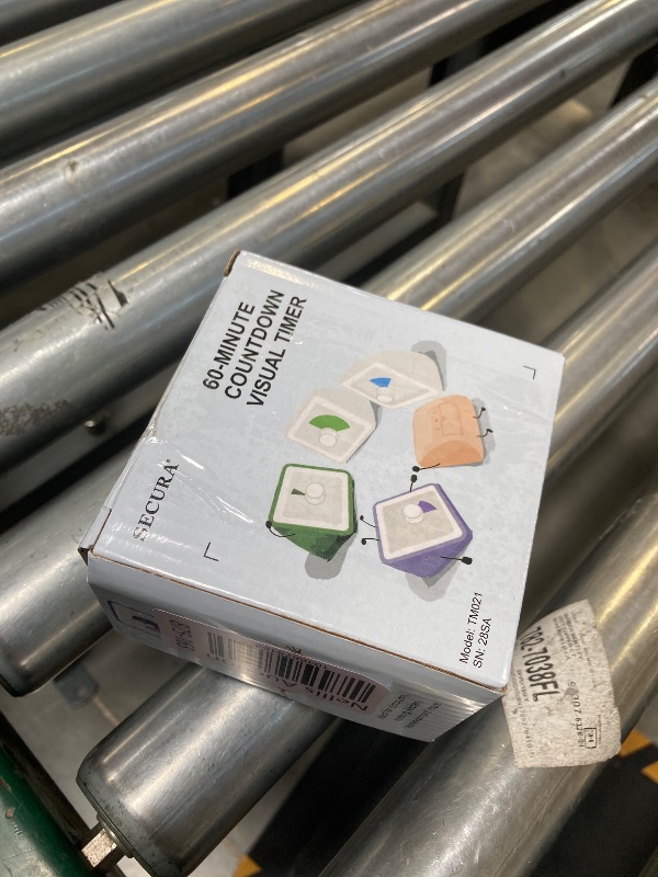 Photo 1 of Secura 60-Minute Visual Timer, Classroom Timer, Countdown Timer for Kids and Adults, Time Management Tool for Teaching (Blue & Blue)