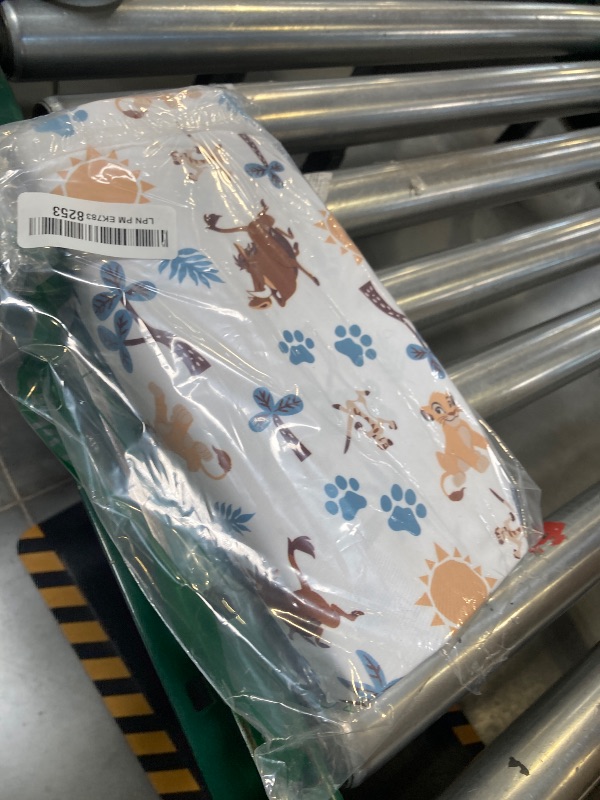 Photo 1 of Lambs & Ivy Lion King Adventure Fitted Crib Sheet, Multicolor
