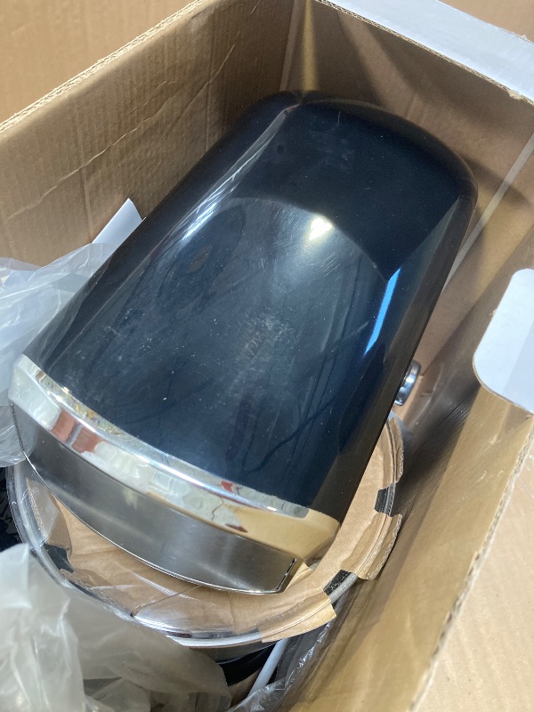 Photo 1 of Lid cover is broken--Kitchen in the box Stand Mixer,3.2Qt Small Electric Food Mixer,6 Speeds Portable Lightweight Kitchen Mixer for Daily Use with Egg Whisk,Dough Hook,Flat Beater (Black)
