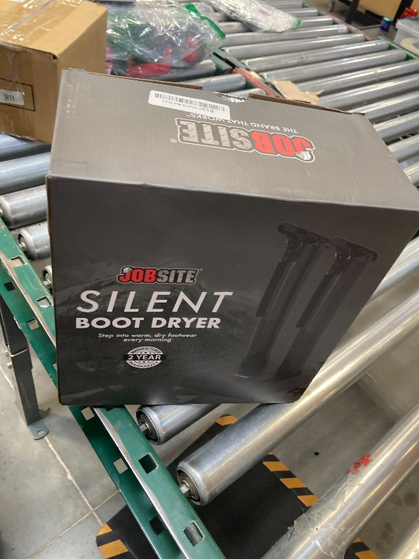 Photo 1 of JobSite Boot Dryer - Silent Shoe Dryer & Warmer For Work Boots, Gloves & Shoes - Fanless Convection Dry - Helps Reduce Odor