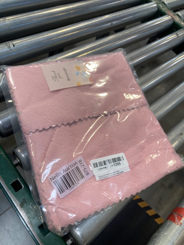 Photo 1 of 24 Pack Kitchen Dish Cloths Dish Towels, Super Soft and Absorbent Coral Fleece Cloth, Coral Velvet Microfiber Cleaning Cloth, Nonstick Oil Washable Fast Drying Dish Rags for Clean Table, Dish, Glass.