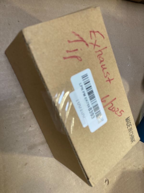 Photo 1 of TriTrust Exhaust Tip, 1.75-2.5 inch Inlet Adjustable, Fit 1.75''/2''/2.25''/2.5'' Outer Diameter Tailpipe, 3'' Outlet 6'' Long Muffler Tip, Chrome Stainless Steel Truck Car Tail Tip