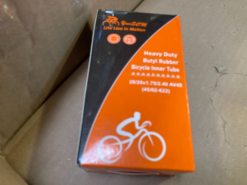 Photo 1 of 2-PCS 28x29X1.75/2.40 av48 (45/62-622) Heavy Duty E-Bike Tubes 