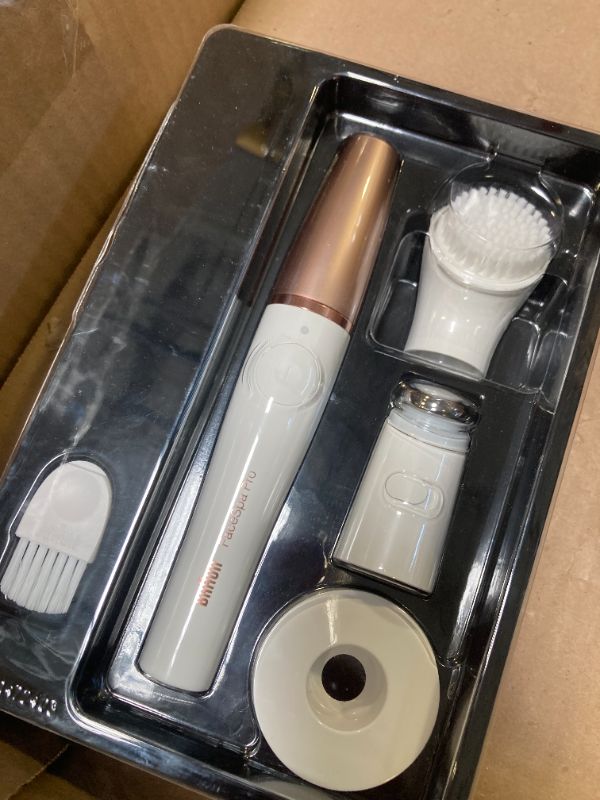 Photo 1 of Braun Face Epilator Facespa Pro 911, Facial Hair Removal for Women, Hair Removal Device, 3-in-1 Epilating, Cleansing Brush and Skin Toning with 3 extras