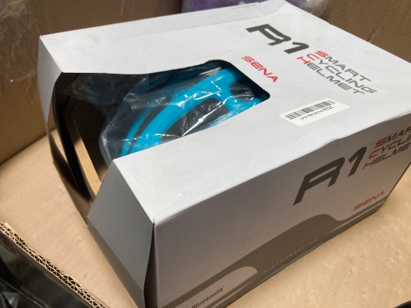 Photo 1 of Sena R1 Smart Cycling Helmet (Ice Blue, Large)