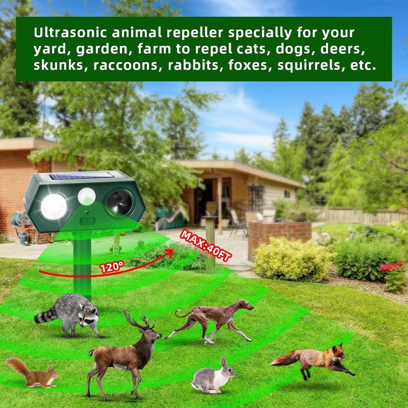 Photo 1 of Deer Repellent Outdoor Waterproof Keep Away from cat Squirrel