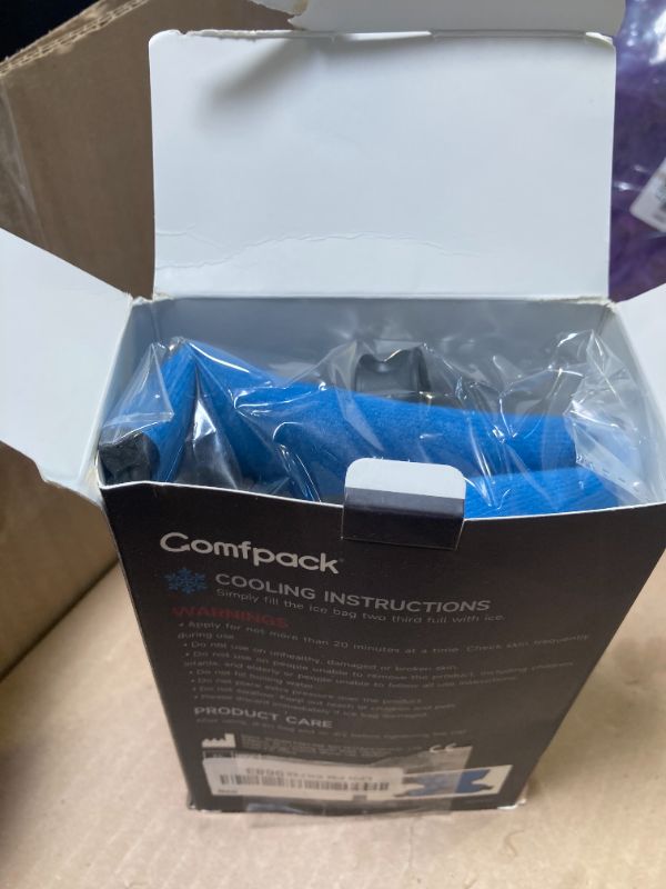 Photo 1 of Comfpack Shoulder Ice Bag Rotator Cuff Cold Therapy, Portable Travel Ice Pack with 2 Hours Long Lasting Cold, Refillable Ice Water Bag Instant Relief for Injuries, Swelling, Tendonitis, Surgery