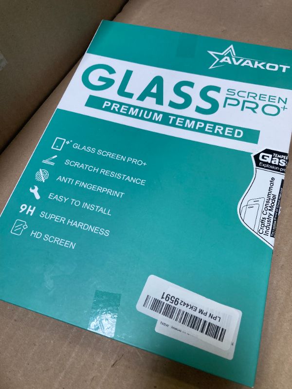 Photo 1 of avakot-2 Pack Screen Protector for iPad Pro 11-Inch (M4) 2024 Tempered Glass, Tempered Film for iPad Pro 11 Inch, Anti-Scratch Anti-Fingerprint Screen Protector for iPad Pro 11" 2024