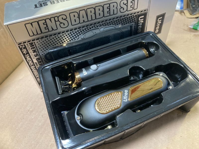 Photo 1 of Ufree Hair Clippers for Men, Professional Clippers and Trimmers Set, Cordless Clippers for Hair Cutting, Beard Trimmer, Barber Clippers, Rechargeable Electric Shaver, Gifts for Men