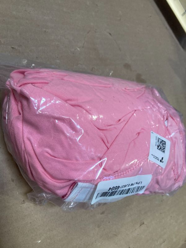 Photo 1 of 1pc---Famstar Table Cloth Pink 6FT Spandex Tablecloth for Rectangle Fitted Table Cloths Stretch Covers Washable Wrinkle Free Tablecloths for Festival Camping Picnic Wedding Party
