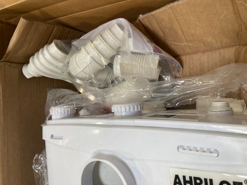 Photo 1 of Ahriloe Pump Macerating Toilet System Sewage Pump for Basement, Sink, Toilet, Laundry, Kitchen

 