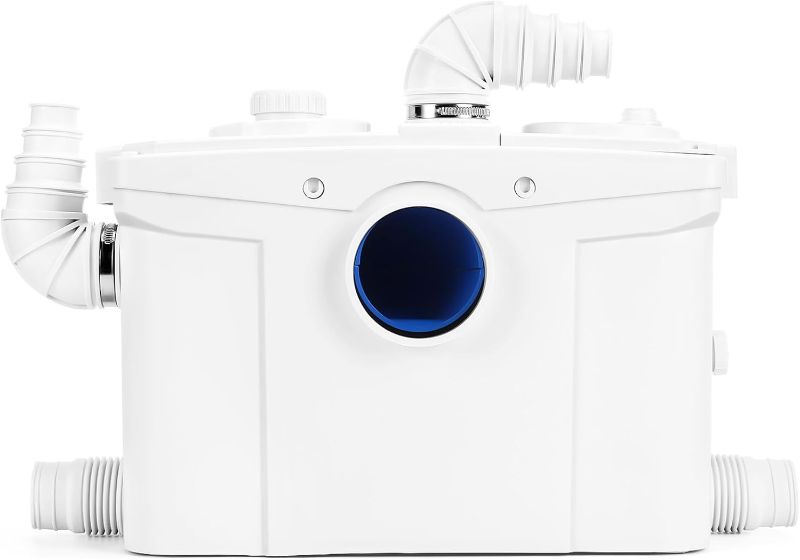 Photo 1 of Ahriloe Pump Macerating Toilet System Sewage Pump for Basement, Sink, Toilet, Laundry, Kitchen