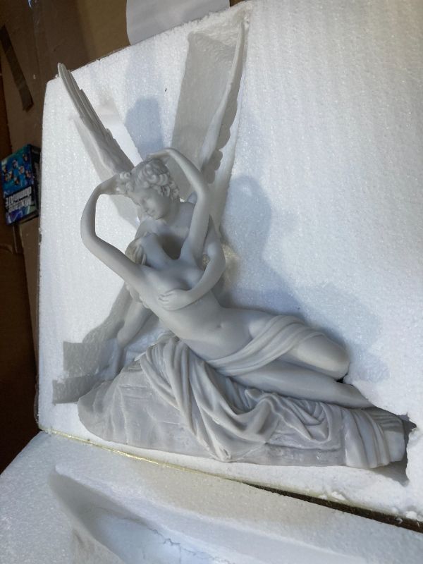 Photo 1 of Sale - Eros and Psyche Sculpture Statue - Ships Immediatly !