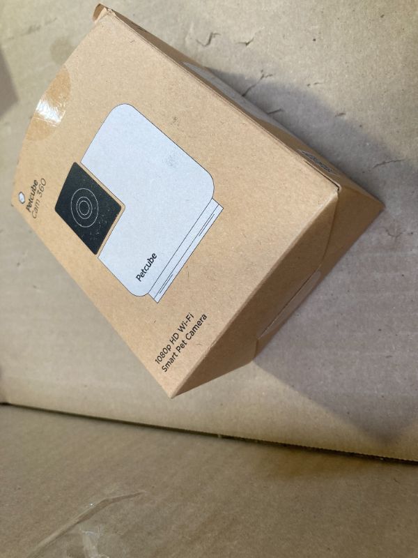 Photo 1 of Petcube Cam 360 Camera Interactive WiFi Pet and Home Security Pan-Tilt Camera with Phone App, 1080p HD Video, 360° Rotation, Night Vision, AI Alerts