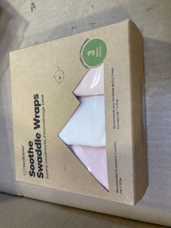Photo 1 of KeaBabies 3-Pack Organic Baby Swaddle Sleep Sacks - Swaddles for Newborns, Infant 0-3 Months, Baby Girls, Boys, Soft & Snug Newborn Sleep Sack, Nursery Swaddling Blankets (Angelic)