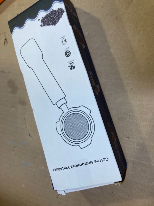 Photo 1 of 51 mm Bottomless Portafilter with Puck Screen, 3 Ears Espresso Portafilter Compatible with Delonghi Dedica EC680, EC685,SMEG & EUPA Coffee Machines,Stainless Steel Portafilter and Rosewood Handle