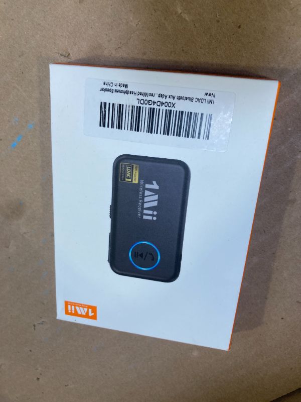 Photo 1 of 1Mii LDAC Bluetooth Aux Adapter for Car, Wireless Bluetooth 5.3 Receiver with Volume Control, 8H Battery Life, Hands Free Calls, Use in Car/Home Stereo/Wired Headphones/Speaker