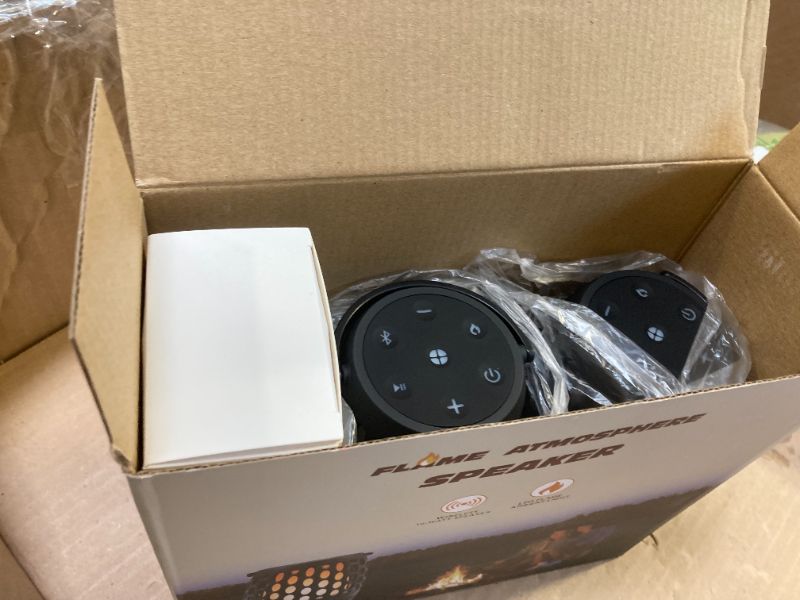 Photo 1 of Vanten 2 Pack 10W Outdoor Bluetooth 5.3 Speakers, Waterproof, Sync up to 100, Flame Lamp for Party, Gifts for Men & Women