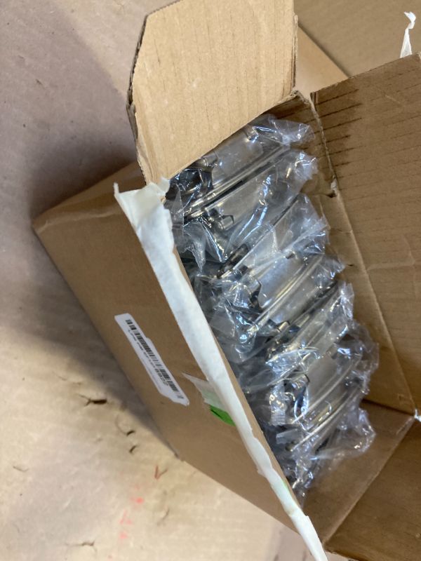 Photo 1 of 50 Pack Cabinet Door Hinges, 1/2 Inch Self Closing Overlay Hinges for Face Frame Kitchen and Bathroom with Easy Installation, Satin Nickel?25 Pairs
