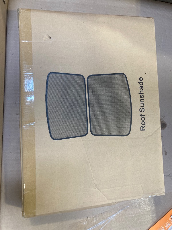 Photo 1 of DAZANZAN 2025 Upgrade Sunshade Roof for Tesla Model Y 2025-2020 [No-Gap/No-Sagging] Roof Sun Shade Heat Insulation Sunroof Shade for Tesla Model Y Accessories 2025-2020 Gray