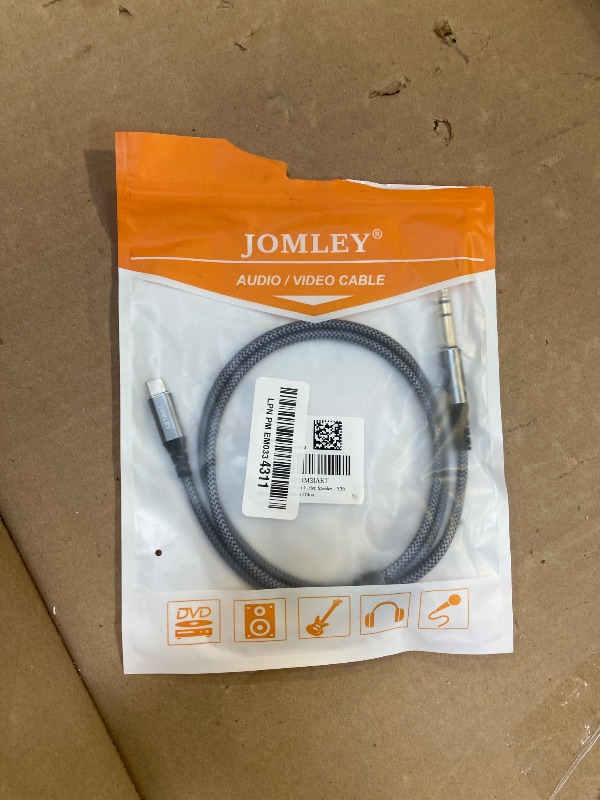 Photo 1 of JOMLEY USB C to 1/4 inch Audio Cable 3.3ft, Type C to 6.35mm TRS Stereo Cable, USB C to 1/4 inch TRS Male Cable Audio Jack Cord for Smartphone, Tablet, Laptop, Amplifier, Speaker